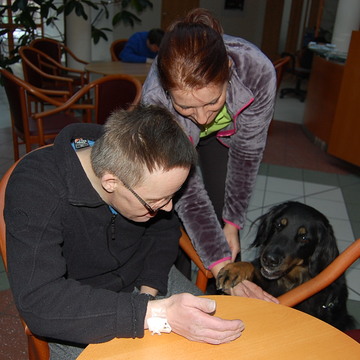 Psí pomoc v hospici a domově