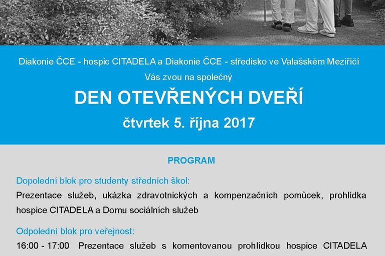 Den otevřených dveří 5.10. 2017