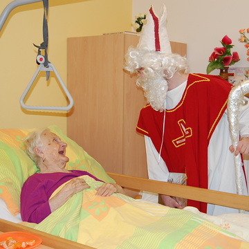 Návštěva Mikuláše v domově i hospici