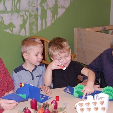 Z návštěv dětí z MŠ Seifertova v hospici CITADELA
